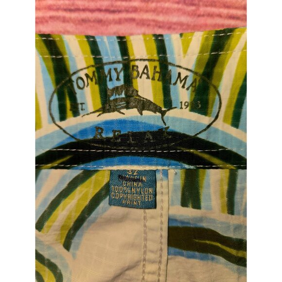 Tommy Bahama Mens Nylon Swim Trunk 32 Tropical Print NWT - Picture 3 of 8